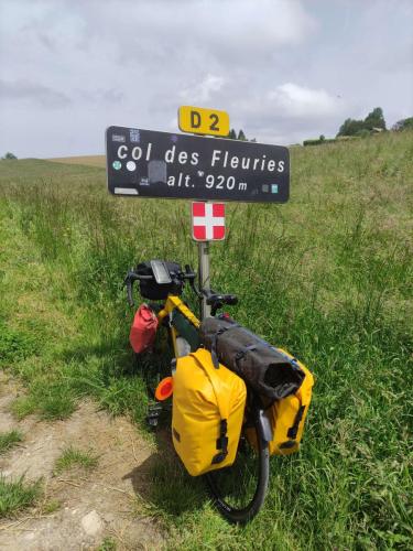 Et hop un deuxième col, tout en douceur, ça commence à chauffer dans les gambettes ! 