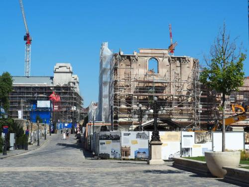 Le château a beaucoup de rénovation 