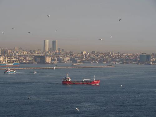 Vue sur le Bosphore depuis le Palais de Topkapi